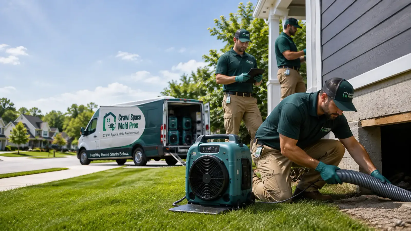 Crawl Space Mold Removal in Mojave, CA
